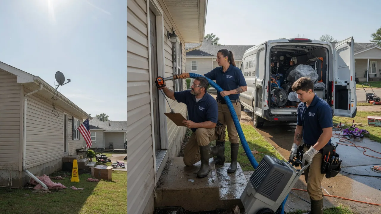 Ceiling Water Damage Restoration in Branchville, IN near me